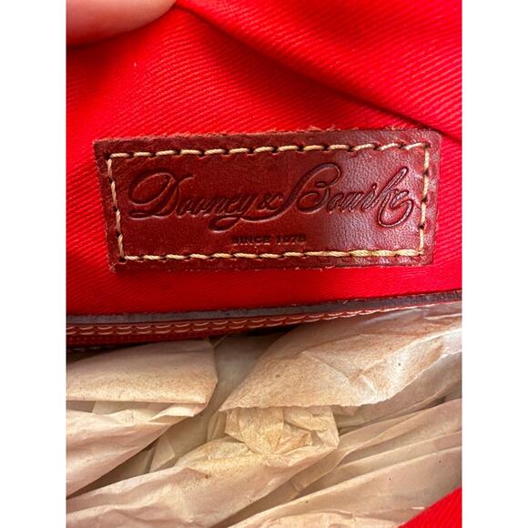 Dooney & Bourke En The Smith Bag JQ820 Brown Red Logo Tote NWT $268 - Picture 7 of 12